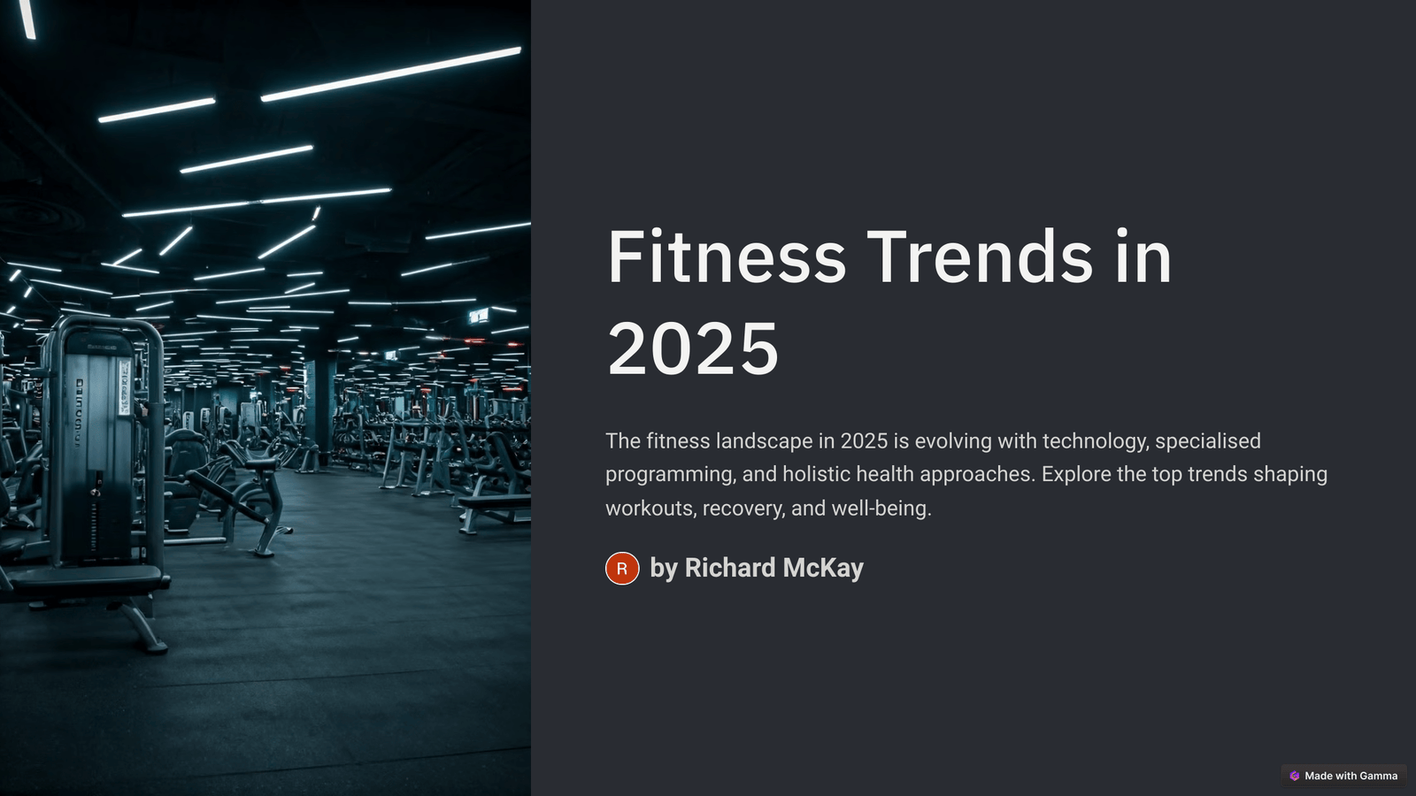 Fitness Trends 2025