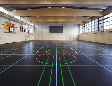 Black Vinyl Sports Flooring: Durable, Stylish, and Functional