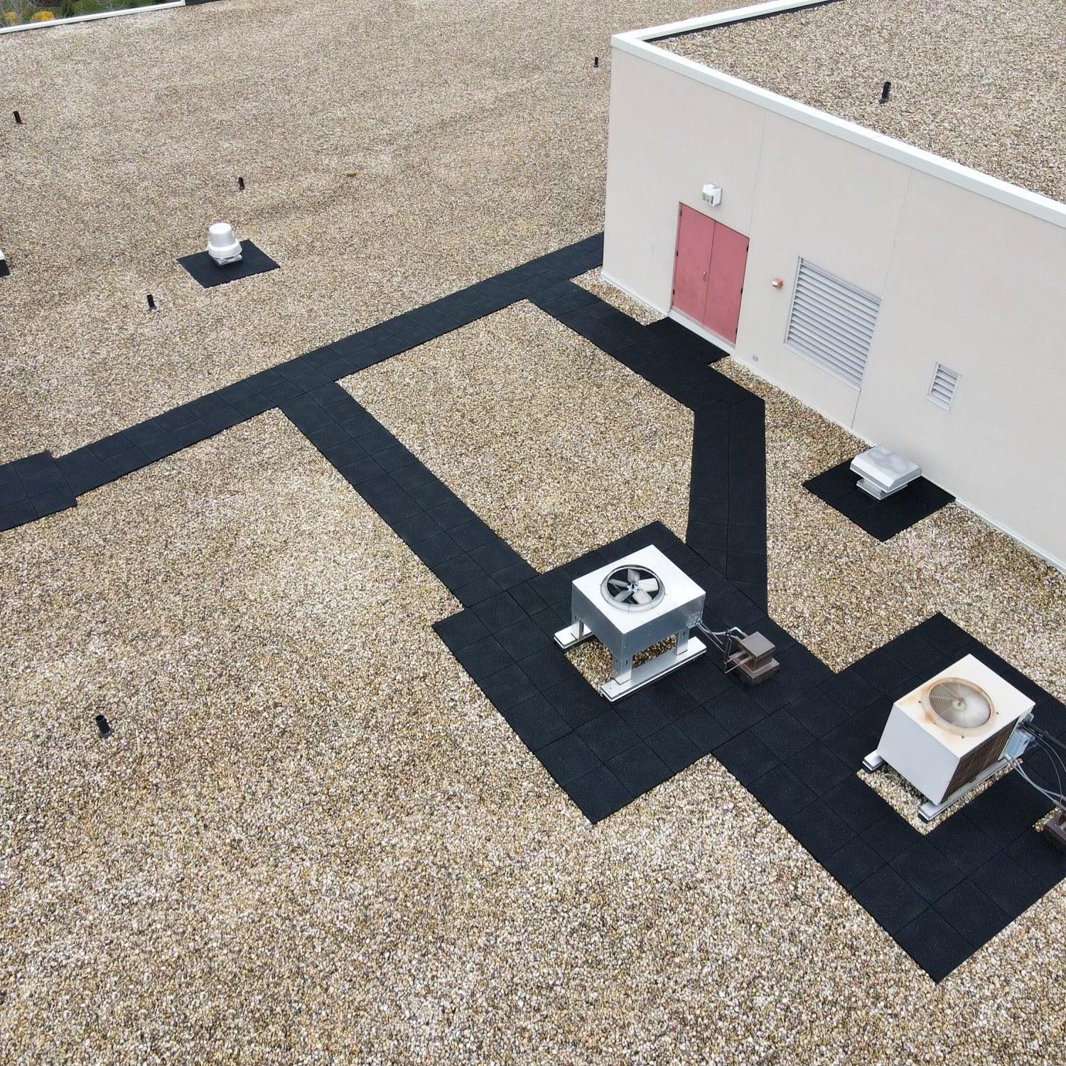 Why Rubber Tiles Are the Ideal Choice for Rooftop Walkway Systems