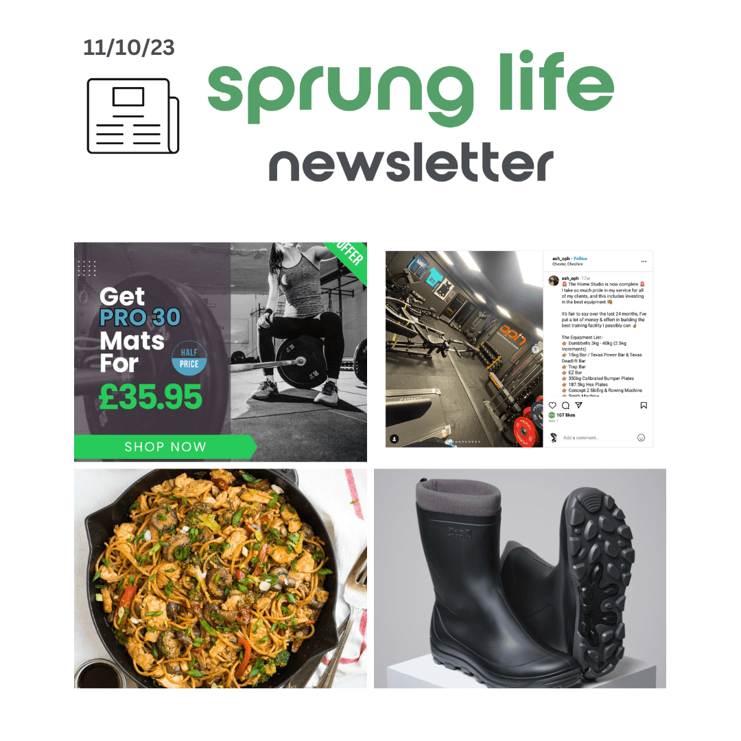 Sprung Life Newsletter - 11th October 2023