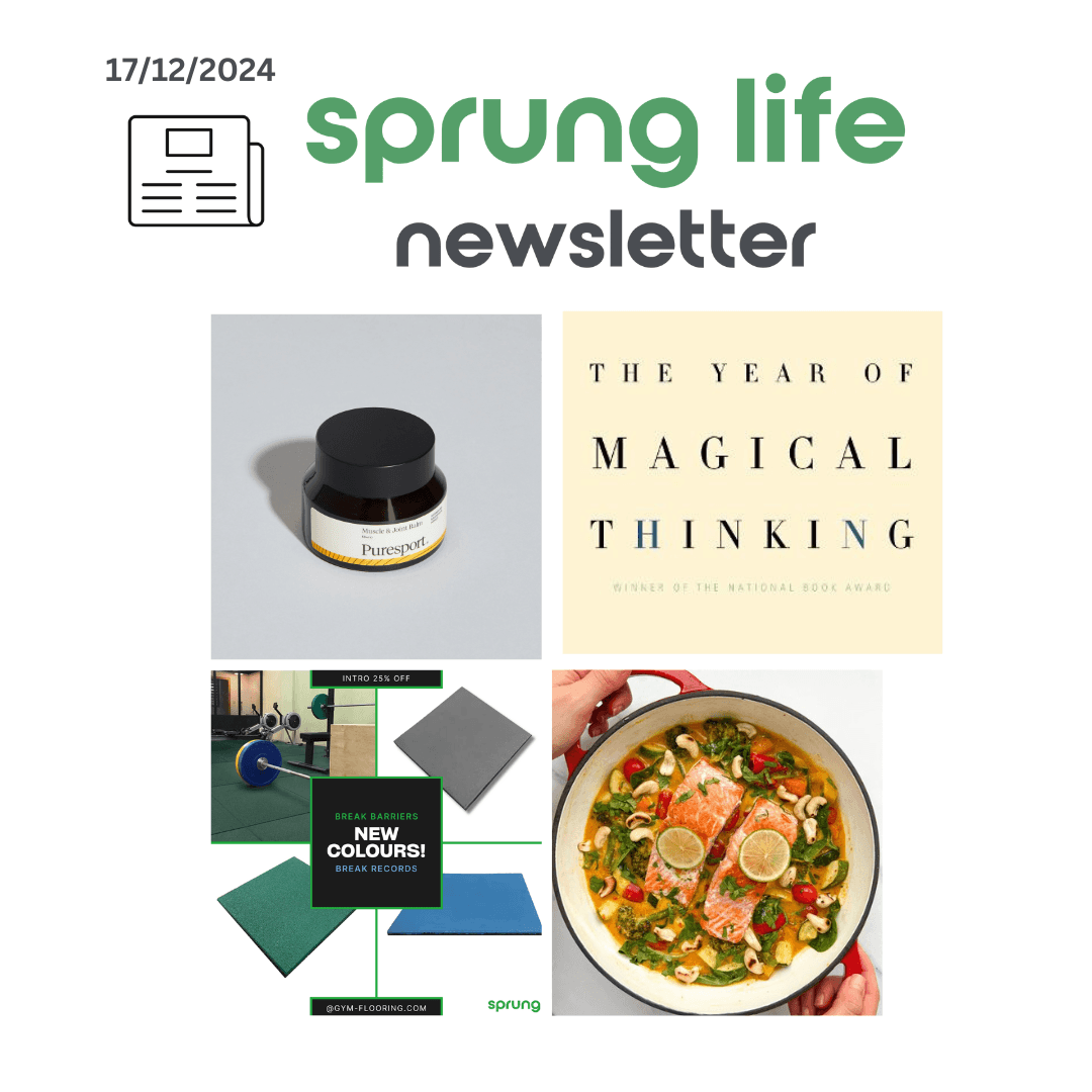 Sprung Life Newsletter - 17th December 2024