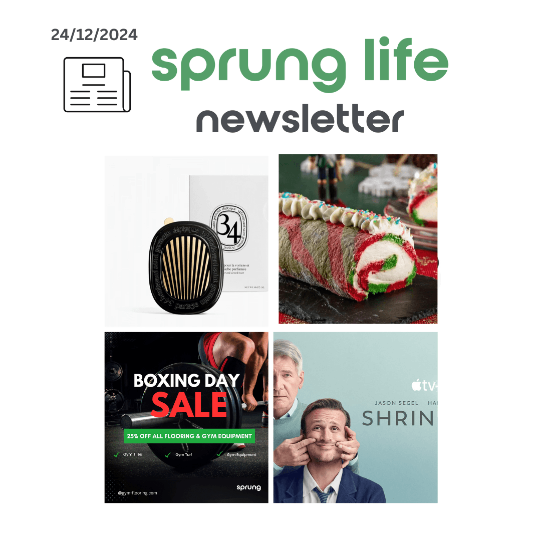 Sprung Life Newsletter - 24th December 2024