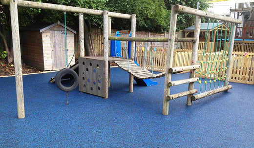 Rubber Flooring to Outdoor Play Area