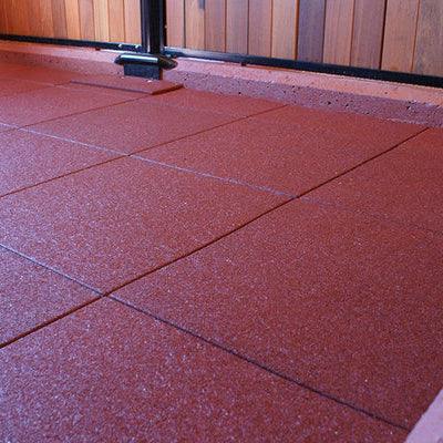 Rubber Tiles in a Horse Stall