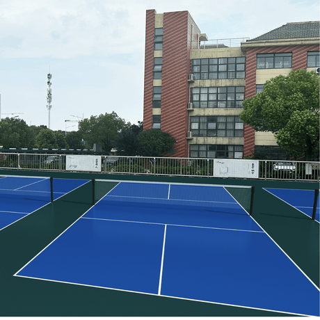 Outdoor Rollout Vinyl Pickleball Court (Installation Accessories Included) 9m x 18m Vinyl Sports Flooring Sprung Gym Flooring   