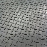 Black Vinyl Garage Flooring Tiles | Checkerlock, PVC, 495mm x 495mm x 14mm Thick garage floor tiles Sprung Gym Flooring   