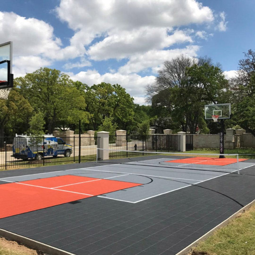 Basketball Court System - Full Court | Includes Court Markings Basketball Court Sprung Gym Flooring   