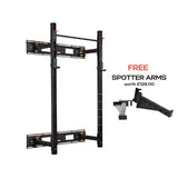 Folding Squat Rack Squat Rack Sprung Gym Flooring   