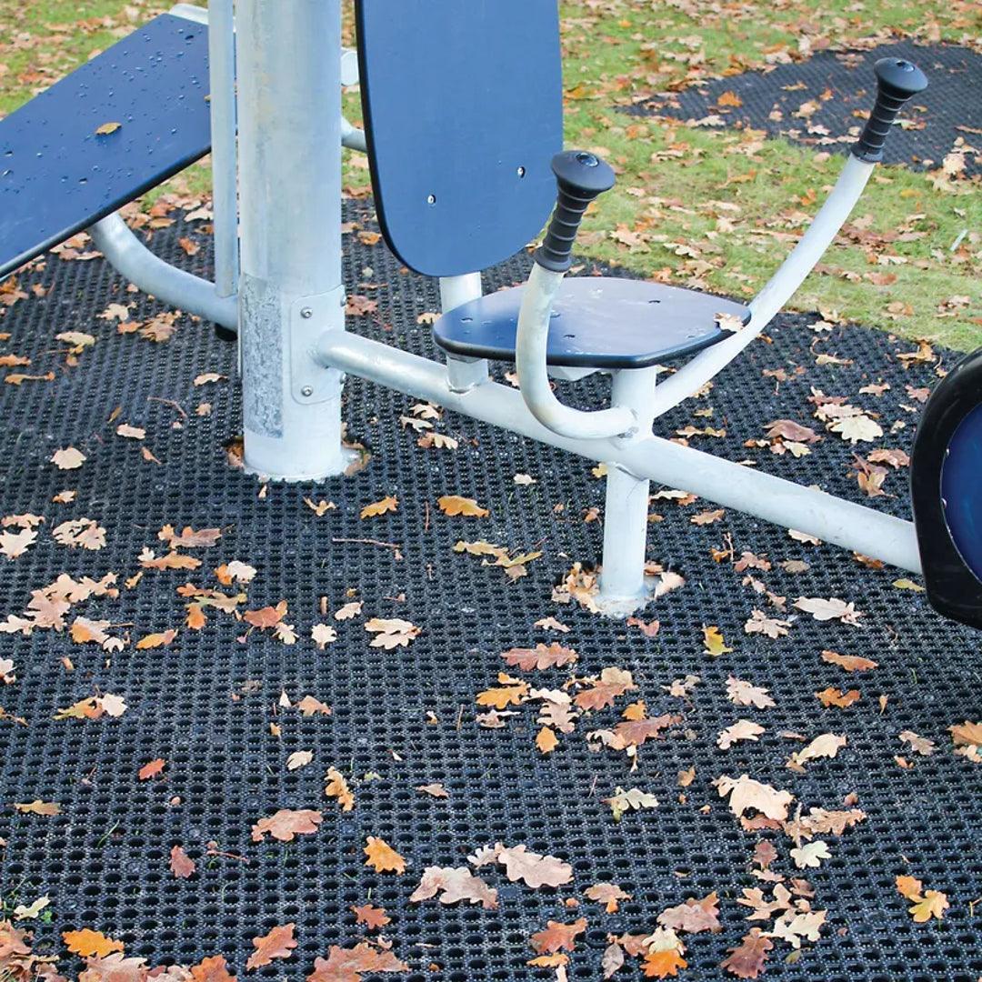 Grasslock Playground Safety Grass Protection Tiles  Sprung Gym Flooring   