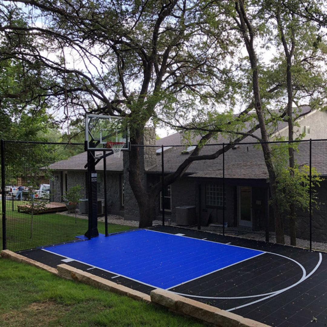 Basketball Court System - Full Court | Includes Court Markings Basketball Court Sprung Gym Flooring   