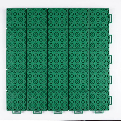 Multisport Modular Tile System | Wheelchair Sports Sports Flooring Sprung Gym Flooring Green