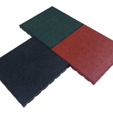 Safety Playground Rubber Matting for Outdoors - 30mm Playground Tiles Sprung Gym Flooring   