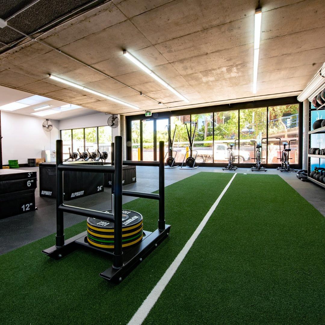 Indoor Sled Track - 2m Wide Sprint Track GymFloors   