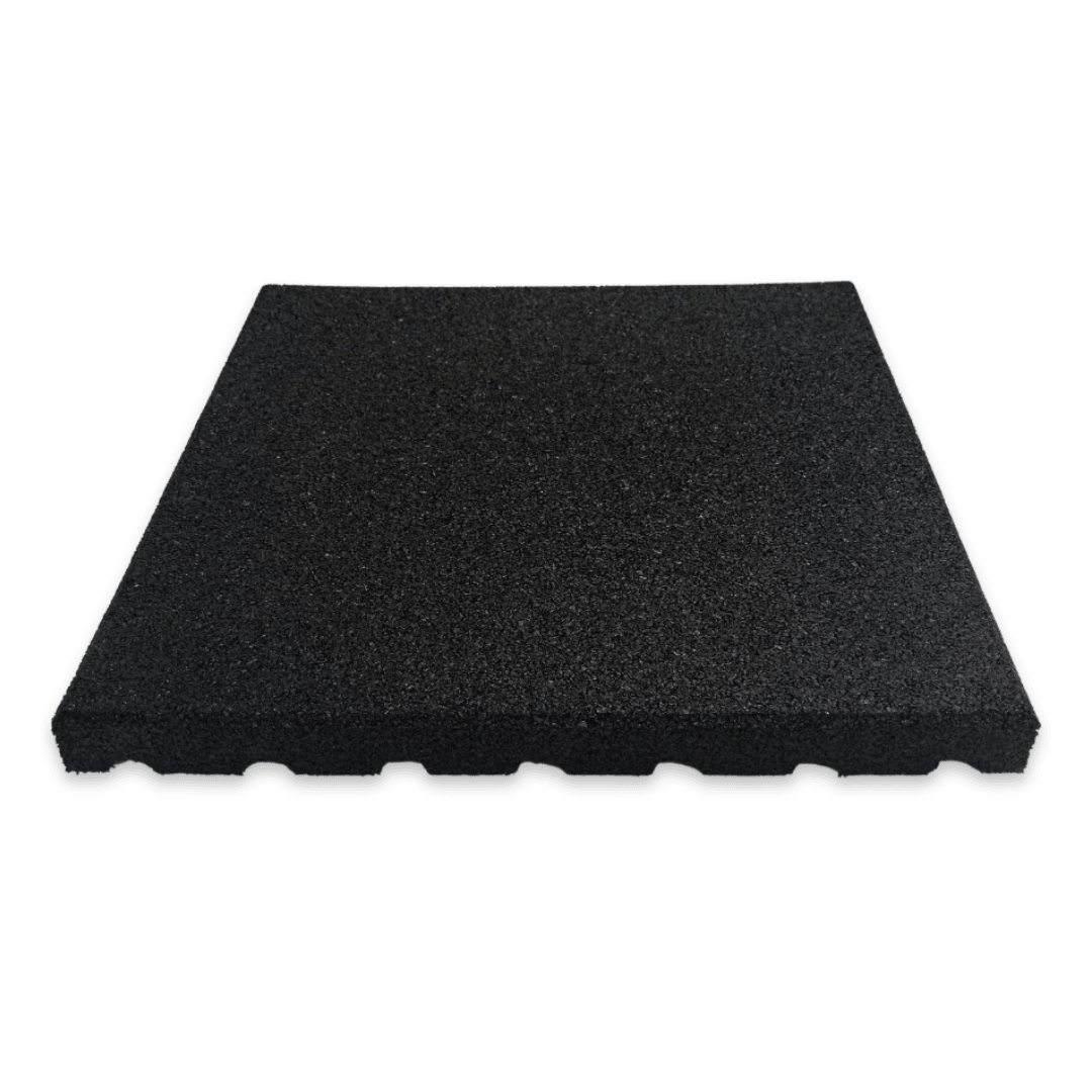 Sprung Gym Mats 30mm in 3 Colours | 50cm x 50cm Playground Tiles Sprung Gym Flooring Black - *PRE-ORDER - MID FEB*