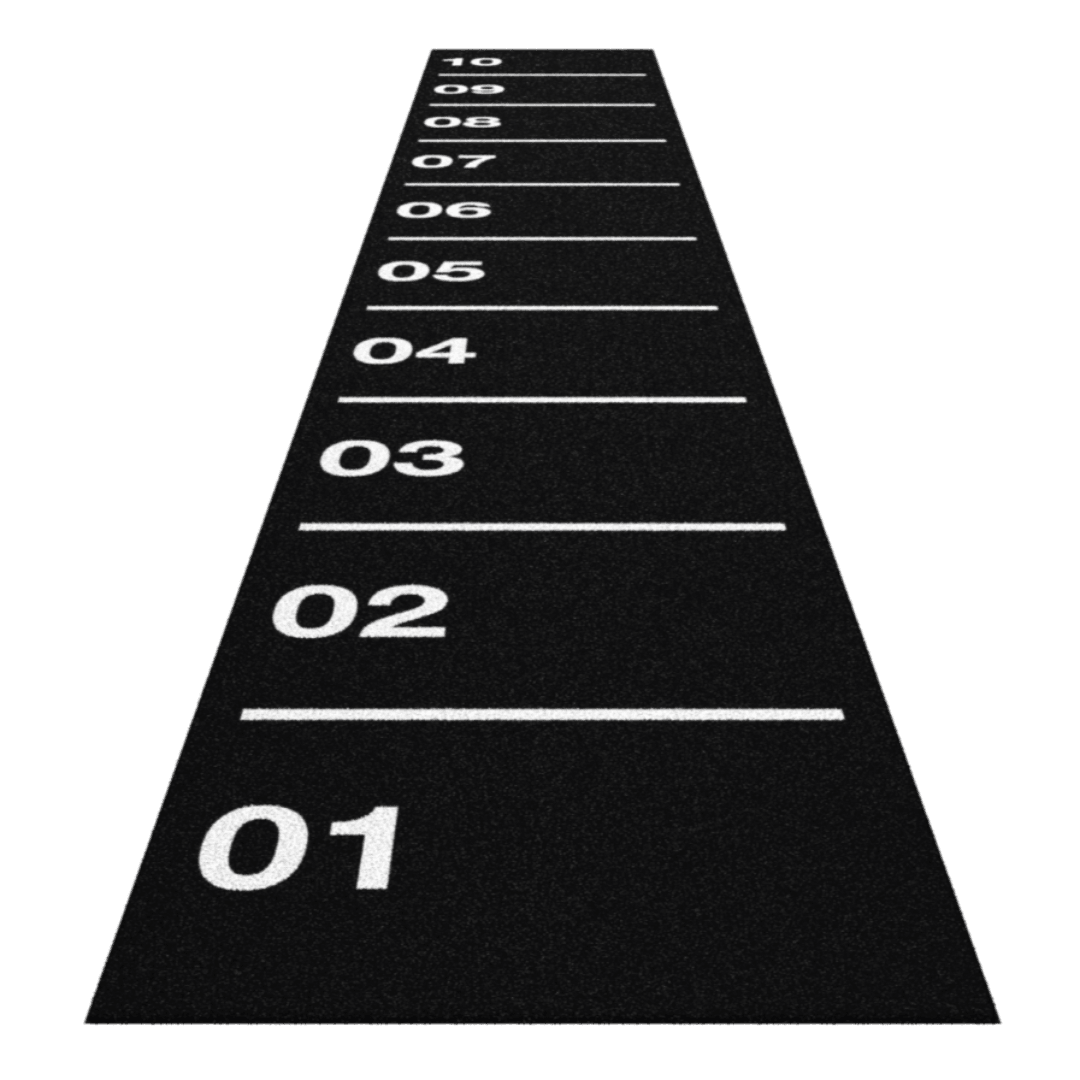 Sprung CORE Sprint Track with Markings - 2 Sizes | 3 Colours sprint track GymFloors Black 1m x 10m 