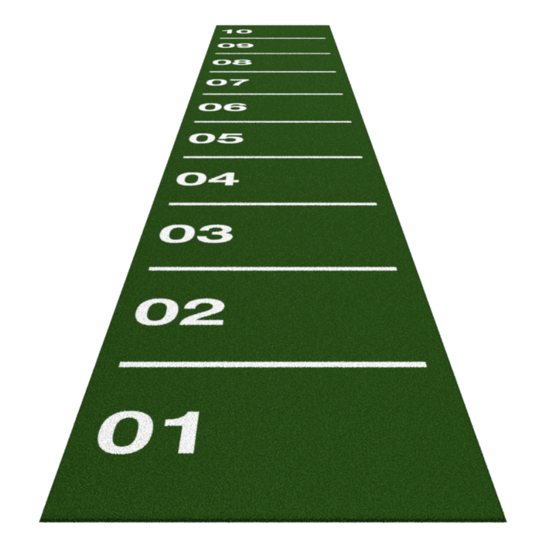 Sprung CORE Sprint Track with Markings - 2 Sizes | 3 Colours sprint track GymFloors Green 1m x 10m 