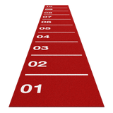 Sprung CORE Sprint Track with Markings - 2 Sizes | 3 Colours sprint track GymFloors Red 1m x 10m 