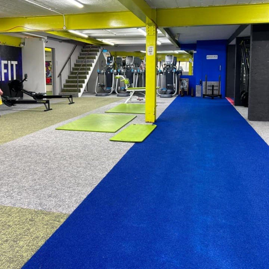 Sprung Plain Colour Uni Indoor Sprint Track - 2m Wide Sprint Track GymFloors   