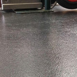 Black Garage Flooring Tiles | Easilock - Leather Effect, 500mm x 500mm x 7mm Thick  Sprung Gym Flooring   