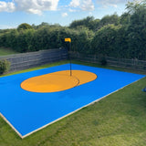 Full Size Korfball Court with Markings  Sprung Gym Flooring   