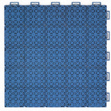 Tennis Court System (Doubles) | Includes Court Markings Sprung Gym Flooring Light Blue