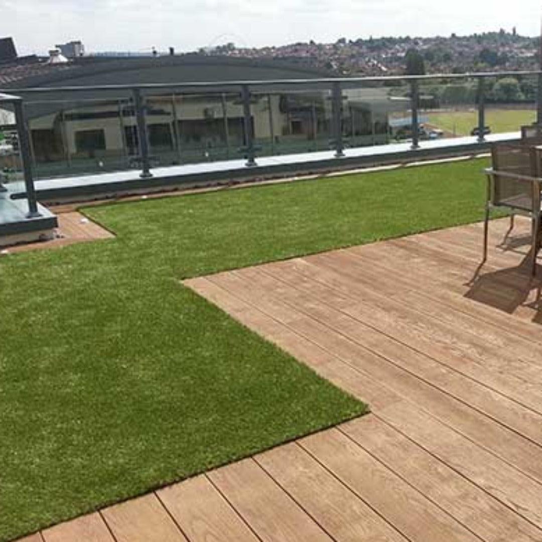 Rooftop Garden Artificial Lawn Grass Sprint Track GymFloors   