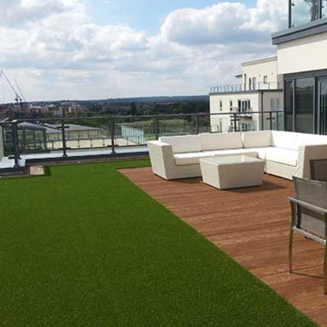 Rooftop Garden Artificial Lawn Grass Sprint Track GymFloors   