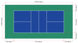 Pickleball Court System | Includes Court Markings  Sprung Gym Flooring   