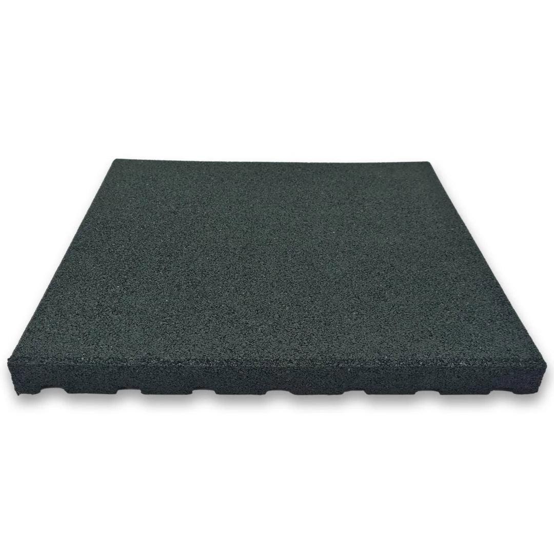 Rubber Paving Slabs | Outdoor Surfacing Rubber Pavers Playground Tiles Sprung Gym Flooring Green - *PRE-ORDER - MID FEB*