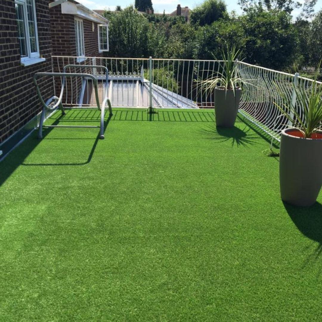 Rooftop Garden Artificial Lawn Grass Sprint Track GymFloors   