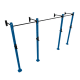 Wall Mounted Rig / Squat Rack (Modular)  SuperStrong Fitness 3 Bay Blue 