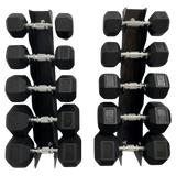 Dumbbell Set with Wall Mounted Dumbbell Storage Racks Dumbbells SuperStrong Fitness 5-20kg Dumbbell set with racks(5 pairs + 2 racks)  