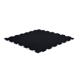 DISCONTINUED STOCK - 6mm Black Puzzle Interlocking Gym Flooring Jigsaw Mats - 1m x 1m GYM FLOORING Sprung Gym Flooring