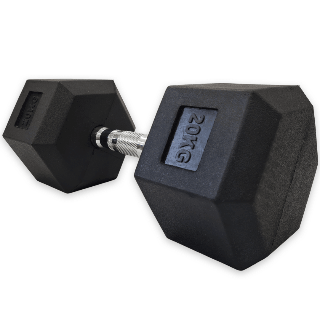 Hex Dumbbells Dumbbells SuperStrong Fitness 20kg Hex Dumbbell Pair  