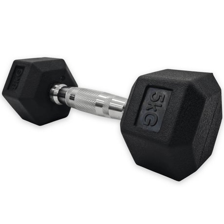 Hex Dumbbells Dumbbells SuperStrong Fitness 5kg Hex Dumbbell Pair  