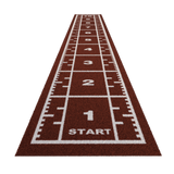 Sprung Premium Sprint Track with Full Markings (1.33m Wide) sprint track GymFloors 10.4 Red 